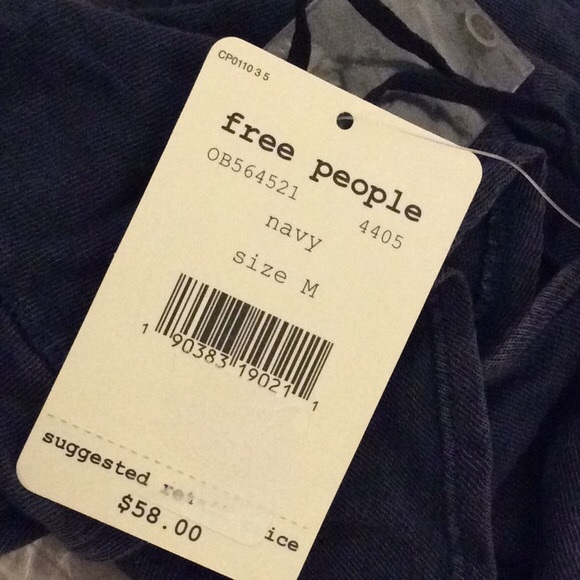 NWT Free People Love Letter Tube Off Shoulder Top - Picture 5 of 6